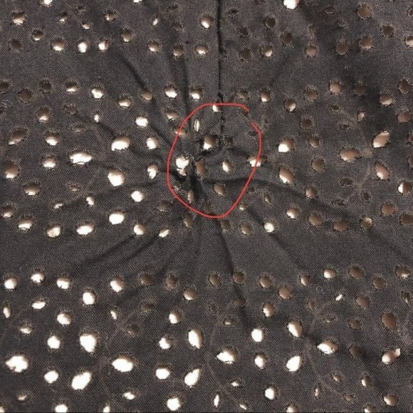 Esprit De Corp Black Tan Perforated Sleeveless Dress 5/6 - Picture 6 of 7